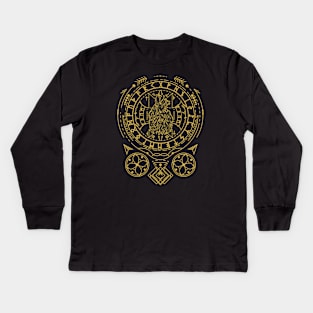 Fenrir | Norse Pagan Symbol Kids Long Sleeve T-Shirt